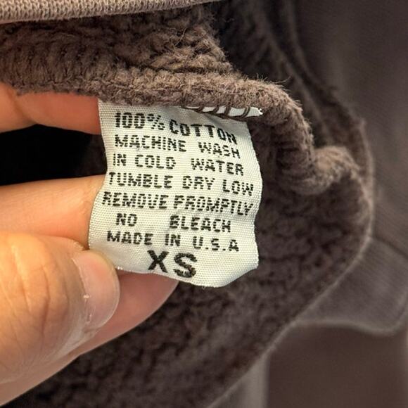 Set Active Brown Fleece Sweater XS Loungewear Casual Comfy - Picture 3 of 5